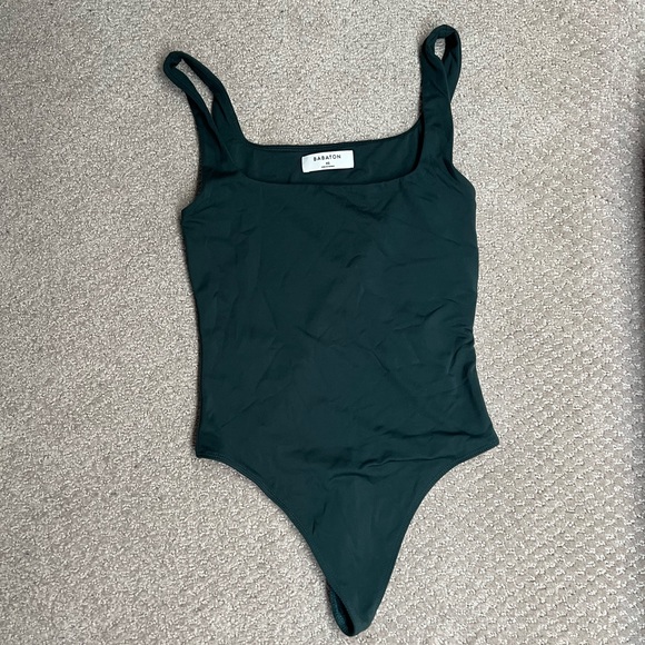 Babaton dark green contour bodysuit - Picture 1 of 1